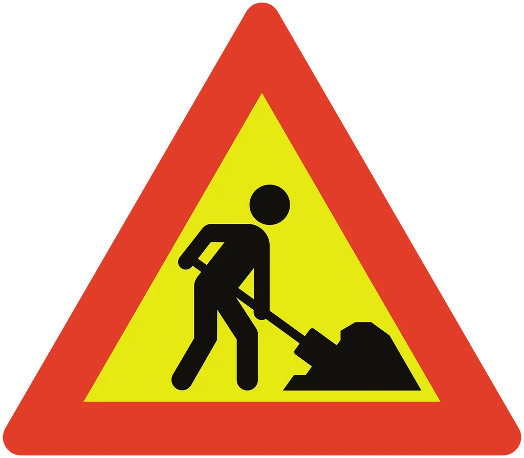 Skilt 110, Veiarbeid