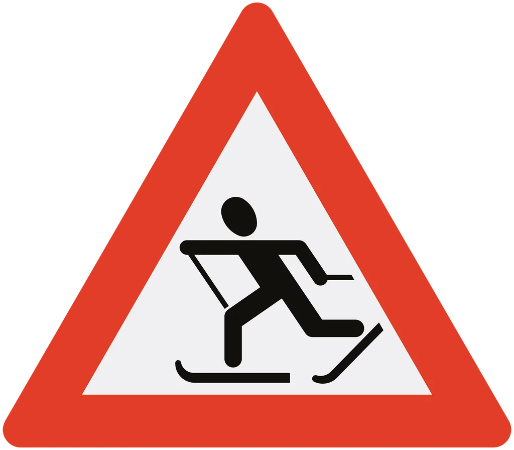 Skilt 154, Skiløpere