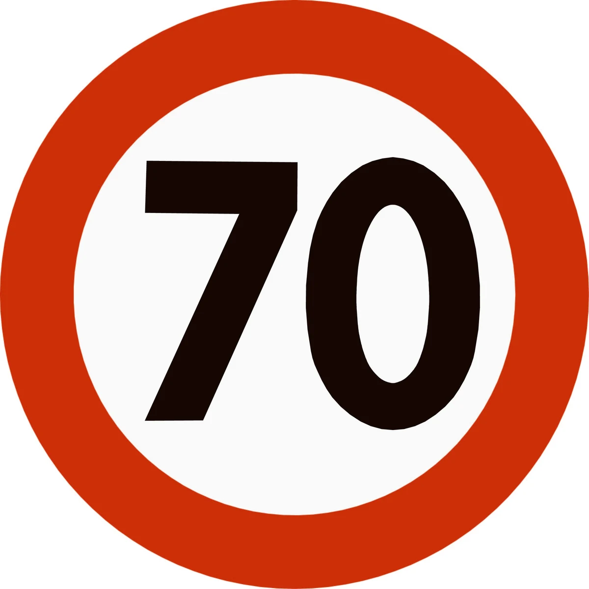 Skilt 362.70, Fartsgrense 70