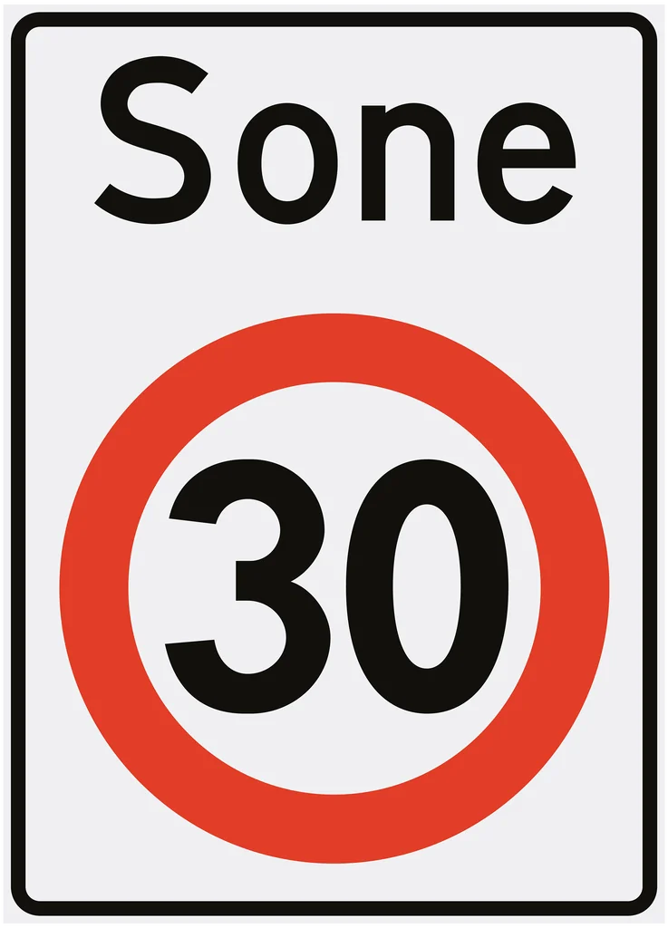 Skilt 366, Fartsgrensesone