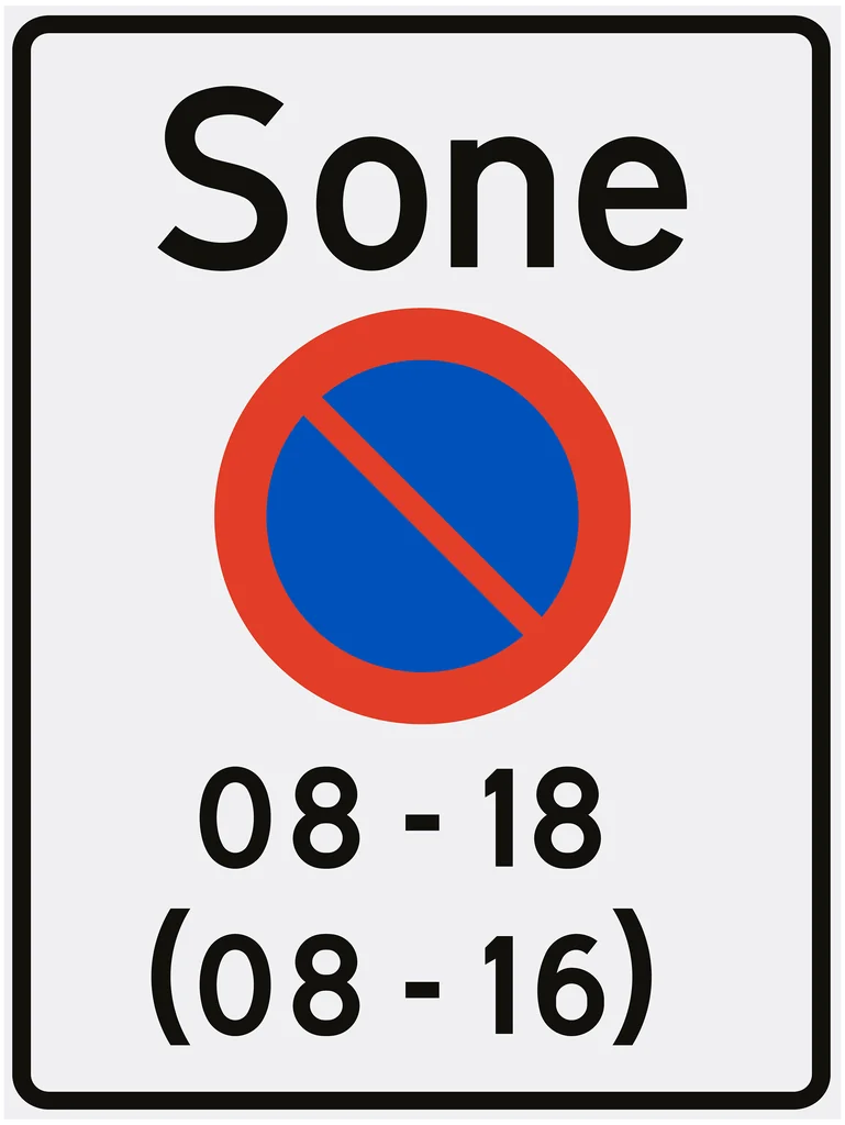 Skilt 376.2, Parkeringssone