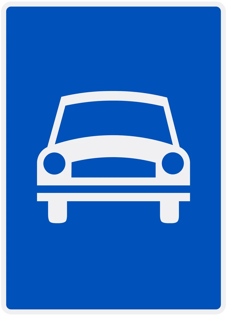 Skilt 503, Motortrafikkvei