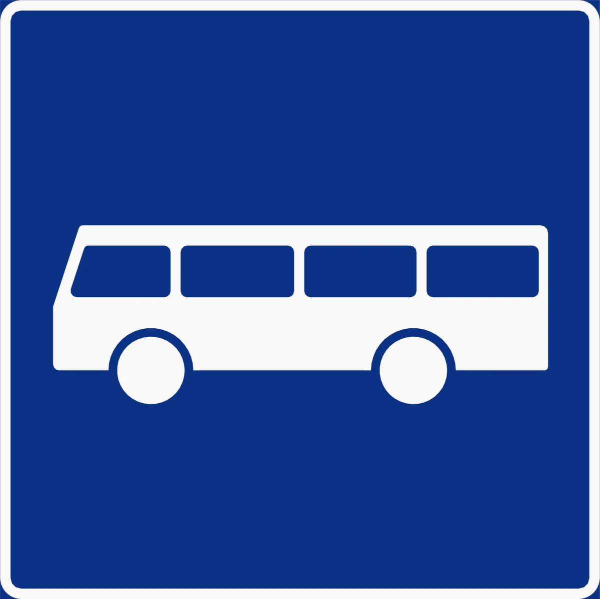 Skilt 508.1, Kollektivfelt for buss