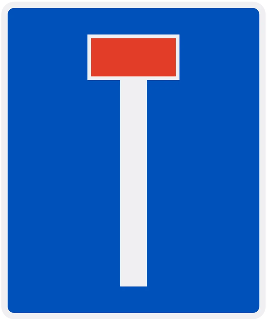 Skilt 527.1, Blindvei