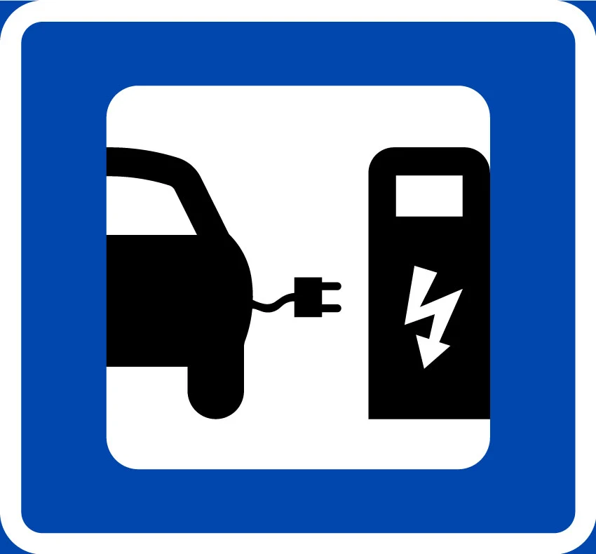 Skilt 609, Hurtiglading av motorvogn