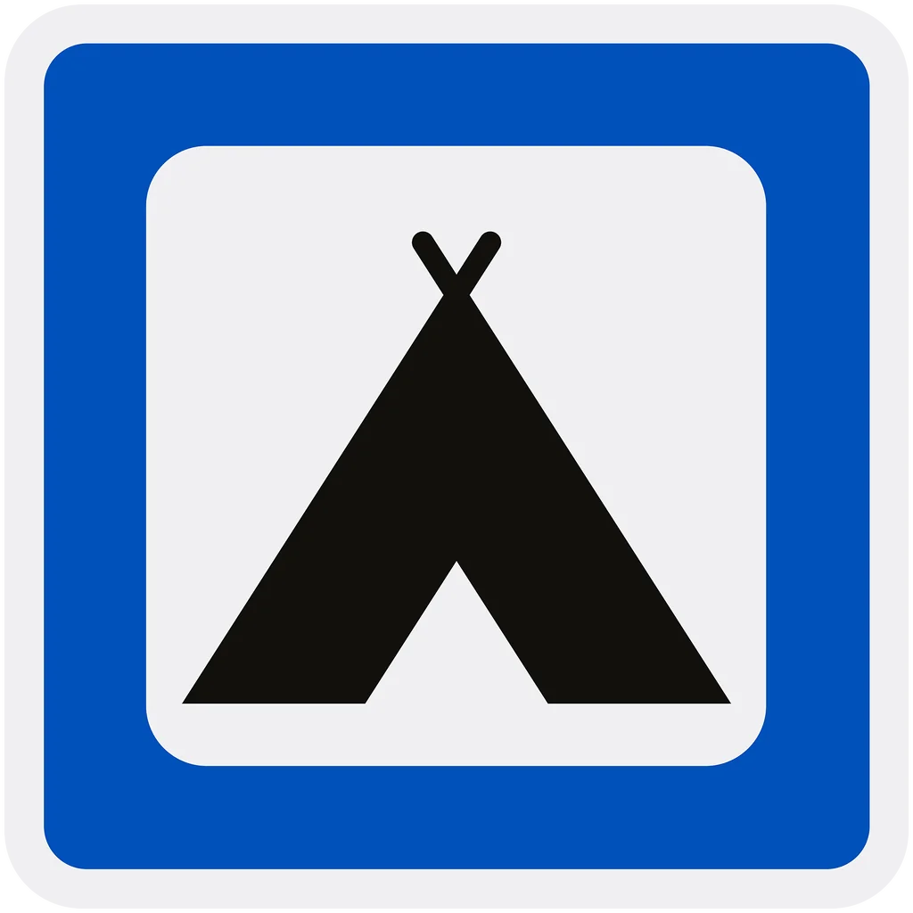 Skilt 618, Campingplass