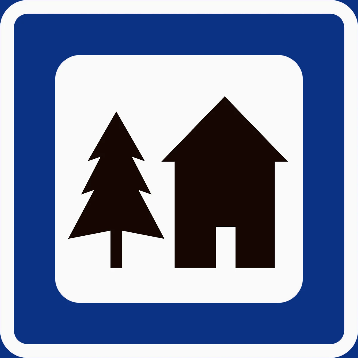 Skilt 624, Vandrerhjem