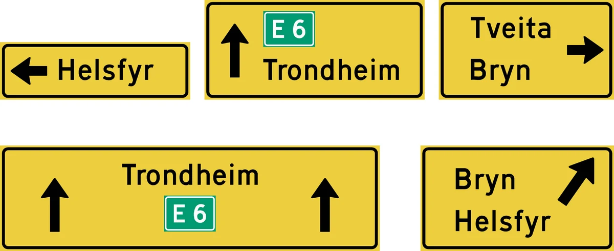 Skilt 719, Portalveiviser