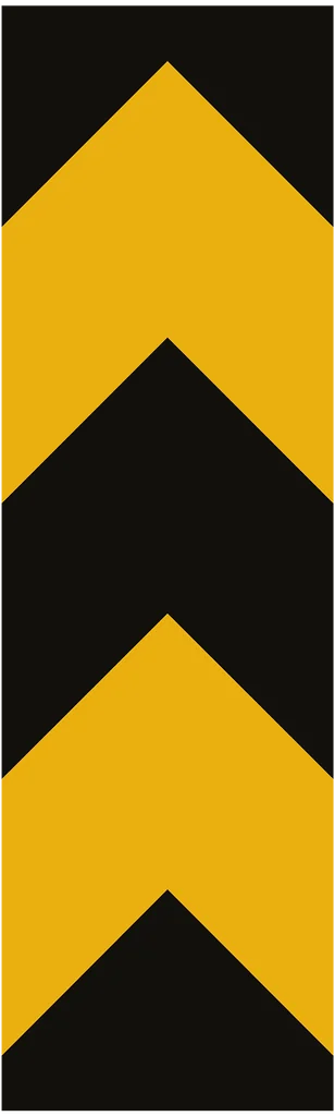 Skilt 906VH, Hindermarkering